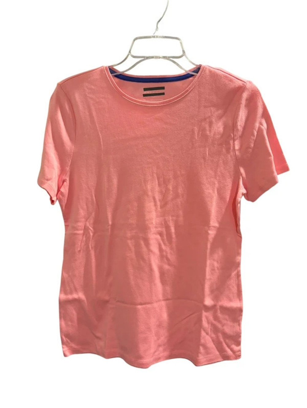 Talbots Women’s Pima Cotton Crew Neck T-Shirt Pink Size Medium